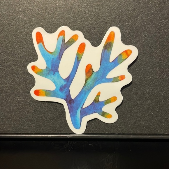CORAL BRANCH STICKER - Picture 1 of 1